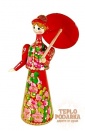 Кукла "Девушка с зонтом"